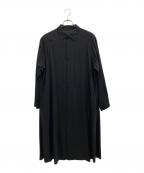 Y'sワイズ）の古着「RY/LI SHEETING CHEST POCKET DRESS」｜ブラック