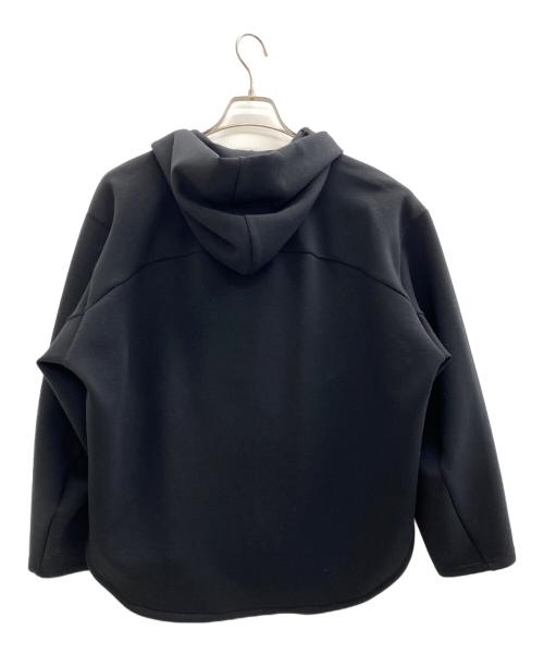 β（ベータ）β (ベータ) ストレッチダンボール フードブルゾン ブラック サイズ:9の古着・服飾アイテム