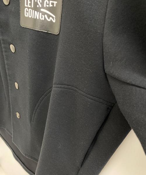 β（ベータ）β (ベータ) ストレッチダンボール フードブルゾン ブラック サイズ:9の古着・服飾アイテム