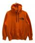 THE NORTH FACE（ザ ノース フェイス）の古着「バックハーフドーム パーカー」｜オレンジ