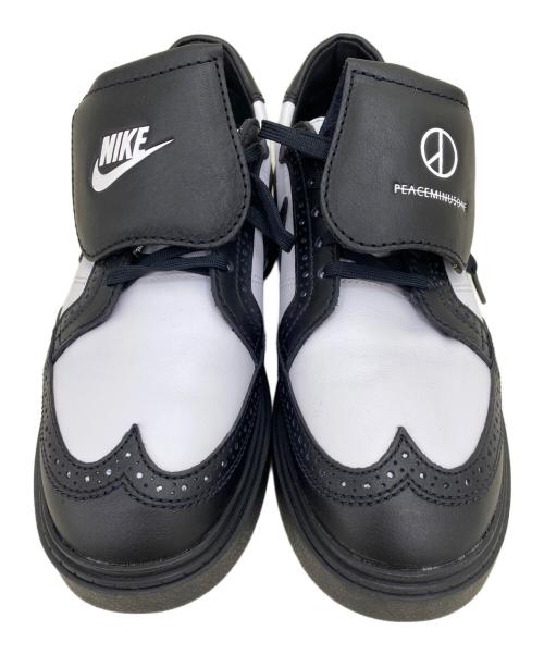 NIKE（ナイキ）NIKE (ナイキ) PEACEMINUSONE (ピースマイナスワン) スニーカー ホワイト×ブラック サイズ:26.5の古着・服飾アイテム