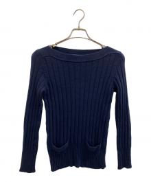 PRADA（プラダ）の古着「厚手ニット」｜ネイビー