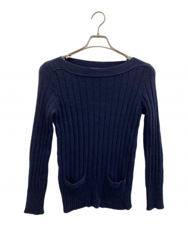 中古・古着通販】PRADA (プラダ) 厚手ニット ネイビー サイズ:42