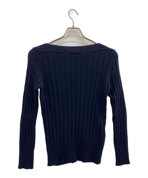 PRADA（プラダ）PRADA (プラダ) 厚手ニット ネイビー サイズ:42の古着・服飾アイテム