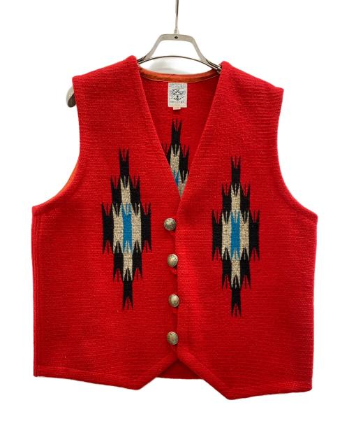 ORTEGA's（オルテガ）ORTEGA's (オルテガ) ベスト レッド サイズ:38の古着・服飾アイテム