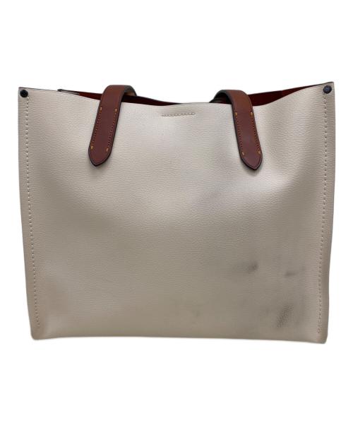 COACH（コーチ）COACH (コーチ) トート 34 ブラウン×ベージュの古着・服飾アイテム