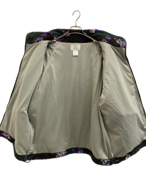 connett（コネット）Connett (コネット) フリースジャケット ブラウン×グリーン サイズ:2の古着・服飾アイテム