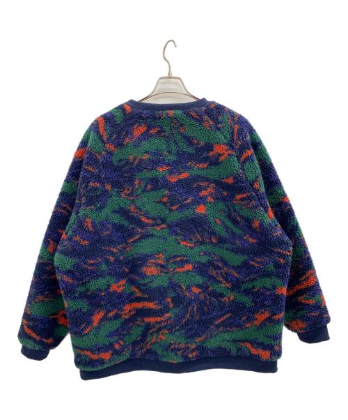 connett（コネット）connett (コネット) フリースプルオーバー ネイビー×グリーン サイズ:2の古着・服飾アイテム