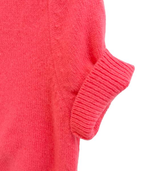 DIESEL（ディーゼル）DIESEL (ディーゼル) 半袖薄手ニット ピンク サイズ:Sの古着・服飾アイテム