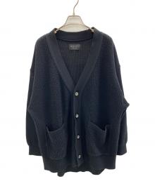 UNITED TOKYO（ユナイテッドトーキョー）の古着「【洗える】ウールオーバーサイズカーデ ユニセックス」｜ブラック