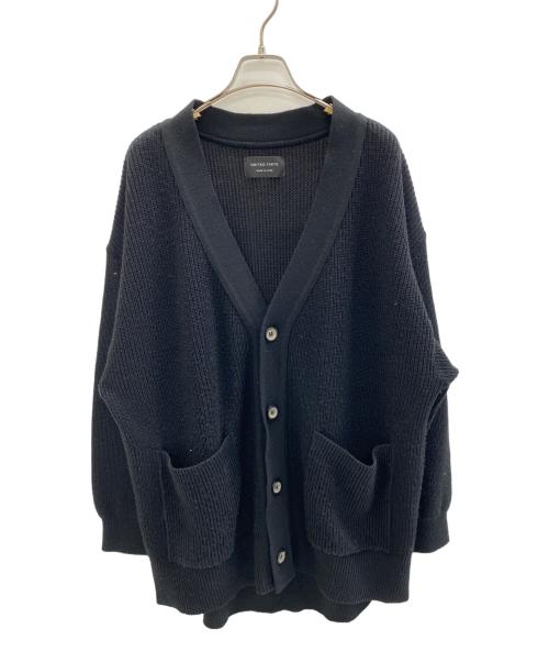 UNITED TOKYO（ユナイテッドトーキョー）UNITED TOKYO (ユナイテッドトーキョー) 【洗える】ウールオーバーサイズカーデ ユニセックス ブラック サイズ:FREEの古着・服飾アイテム