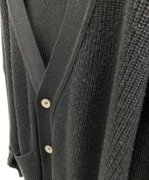 UNITED TOKYO（ユナイテッドトーキョー）UNITED TOKYO (ユナイテッドトーキョー) 【洗える】ウールオーバーサイズカーデ ユニセックス ブラック サイズ:FREEの古着・服飾アイテム