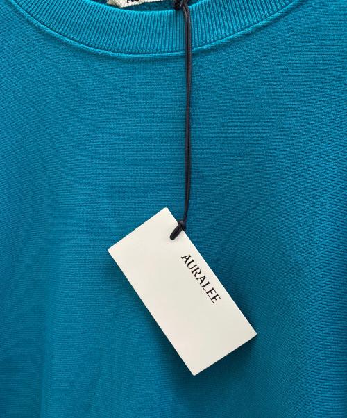 AURALEE（オーラリー）AURALEE (オーラリー) HIGH COUNT HEAVY SWEAT ブルー サイズ:SIZE 4 未使用品の古着・服飾アイテム