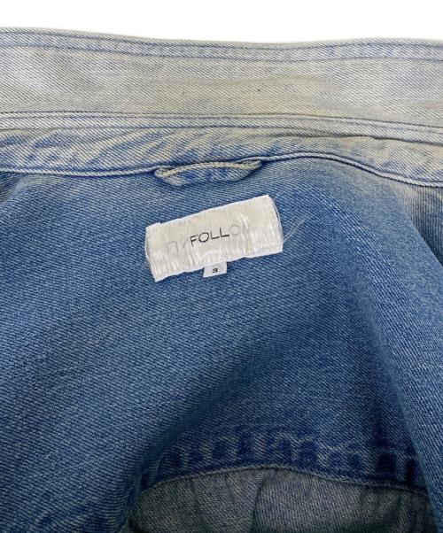 UNFOLLOW（アンフォロー）UNFOLLOW (アンフォロー) 長袖シャツ ブルー サイズ:3の古着・服飾アイテム