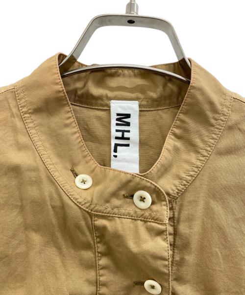 MHL（エムエイチエル）MHL (エムエイチエル) 半袖ワンピース ベージュ サイズ:1の古着・服飾アイテム