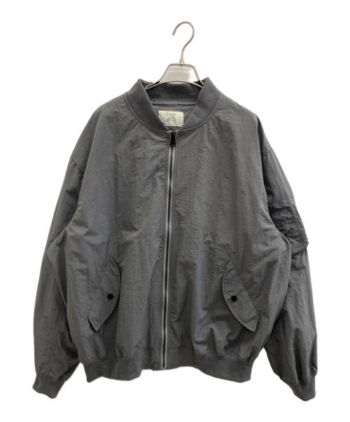 connett（コネット）connett (コネット) NYLON FISHING BOMBER JACKET グレー サイズ:2の古着・服飾アイテム