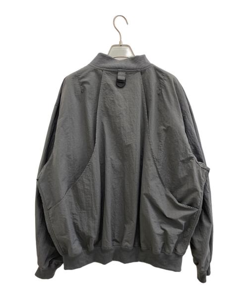 connett（コネット）connett (コネット) NYLON FISHING BOMBER JACKET グレー サイズ:2の古着・服飾アイテム