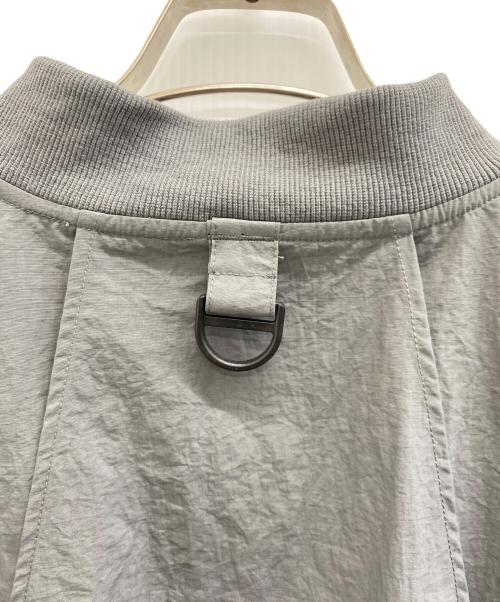 connett（コネット）connett (コネット) NYLON FISHING BOMBER JACKET グレー サイズ:2の古着・服飾アイテム