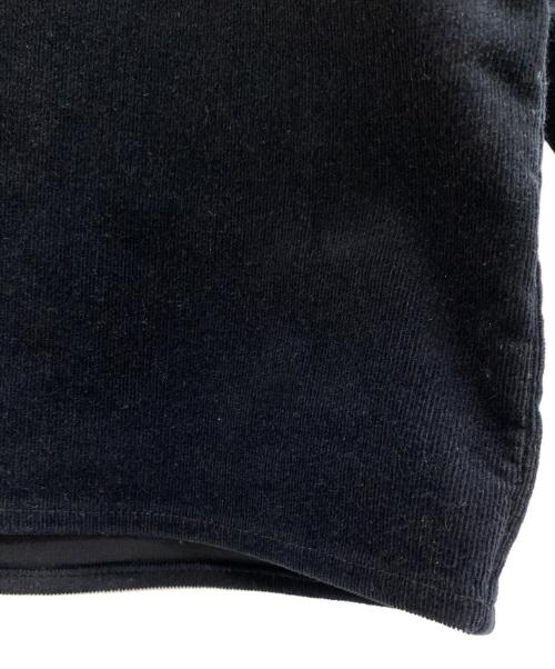 connett（コネット）connett (コネット) Corduroy Fishing Shirt Jacket ブラック サイズ:2の古着・服飾アイテム