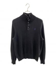 POLO RALPH LAUREN（ポロ・ラルフローレン）の古着「厚手ニット」｜ブラック