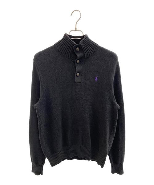 POLO RALPH LAUREN（ポロ・ラルフローレン）POLO RALPH LAUREN (ポロ・ラルフローレン) 厚手ニット ブラック サイズ:Sの古着・服飾アイテム