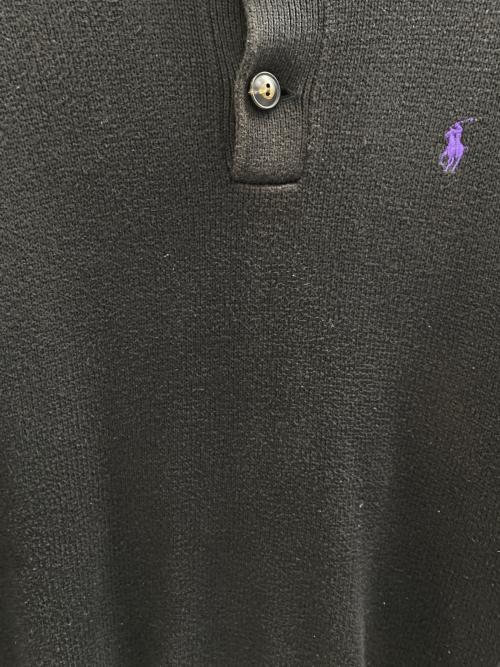 POLO RALPH LAUREN（ポロ・ラルフローレン）POLO RALPH LAUREN (ポロ・ラルフローレン) 厚手ニット ブラック サイズ:Sの古着・服飾アイテム
