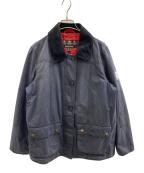Barbourバブアー）の古着「ワックスジャケット」｜ネイビー×レッド