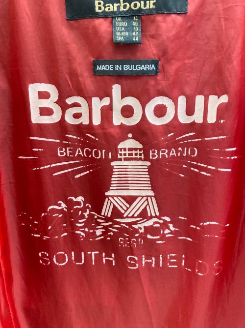 Barbour（バブアー）Barbour (バブアー) ワックスジャケット ネイビー×レッド サイズ:UK14の古着・服飾アイテム