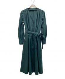 ANAYI（アナイ）の古着「シャツワンピース」｜グリーン