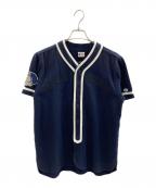RAGEBLUE×Championレイジブルー×チャンピオン）の古着「ベースボールシャツ」｜ネイビー