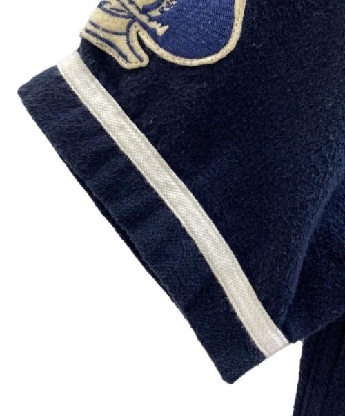 RAGEBLUE（レイジブルー）RAGEBLUE (レイジブルー) Champion (チャンピオン) ベースボールシャツ ネイビー サイズ:Mの古着・服飾アイテム