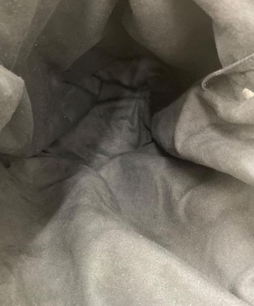 Saint Laurent Paris（サンローランパリ）Saint Laurent Paris (サンローランパリ) 巾着トートバッグ ホワイト×ブラックの古着・服飾アイテム