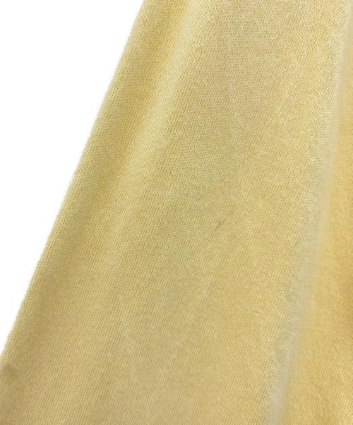MACPHEE（マカフィー）MACPHEE (マカフィー) ドライコットン Vネックカーディガン イエロー サイズ:Sの古着・服飾アイテム