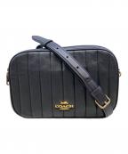 COACHコーチ）の古着「パフィー リニア キルティング」｜ブラック