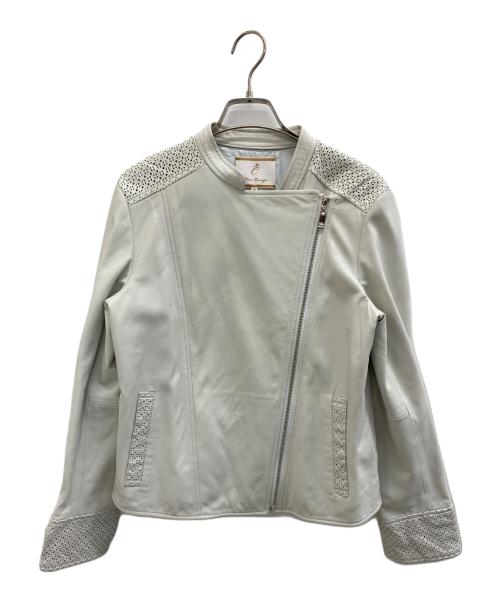 class lounge（クラスラウンジ）class lounge (クラスラウンジ) スタンドカラージャケット ミントグリーン サイズ:40の古着・服飾アイテム