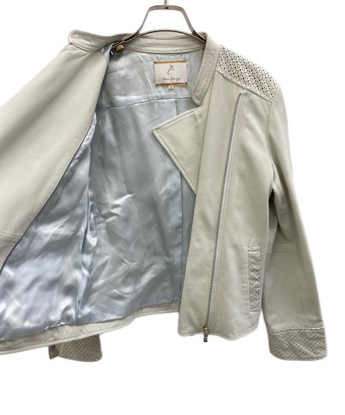 class lounge（クラスラウンジ）class lounge (クラスラウンジ) スタンドカラージャケット ミントグリーン サイズ:40の古着・服飾アイテム