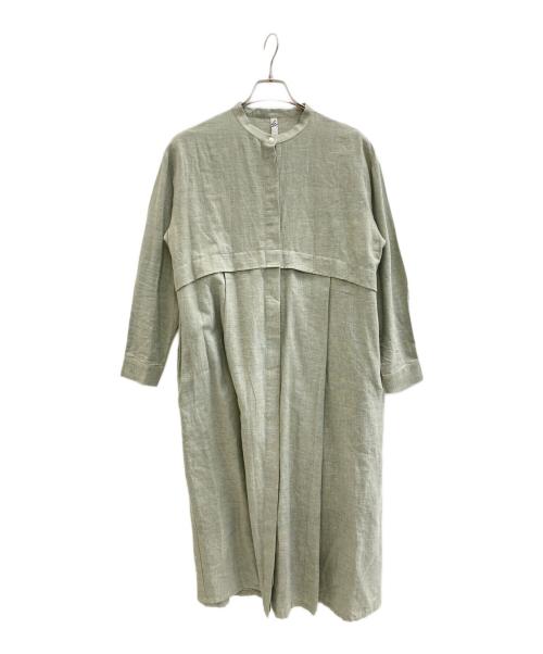 MOTHERHOUSE（マザーハウス）MOTHERHOUSE (マザーハウス) 長袖ワンピース グレー サイズ:Mの古着・服飾アイテム