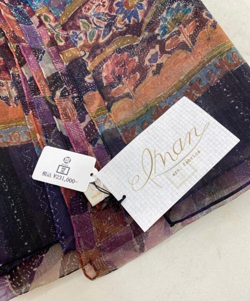 岡重（オカジュウ）岡重 (オカジュウ) iman ショール パープル 未使用品の古着・服飾アイテム