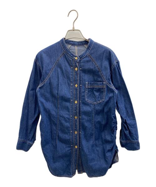 CECICA BLUE（セシカブルー）CECICA BLUE (セシカブルー) 長袖ワンピース ブルー サイズ:38の古着・服飾アイテム