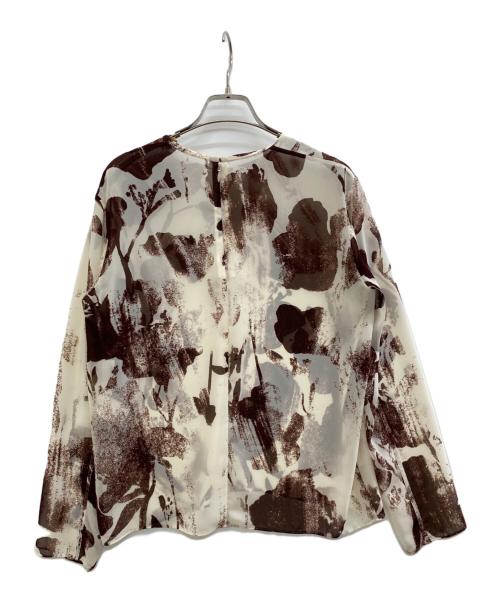 AKIRA NAKA（アキラナカ）AKIRA NAKA (アキラナカ) 長袖ブラウス ブラウン サイズ:2の古着・服飾アイテム