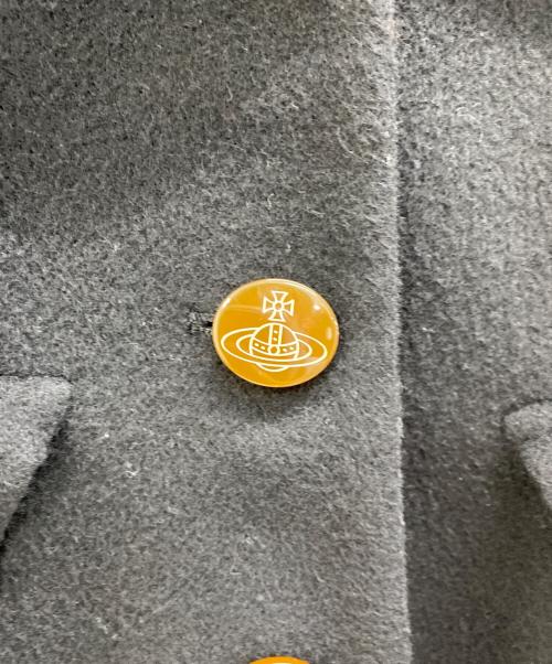 Vivienne Westwood RED LABEL（ヴィヴィアンウエストウッドレッドレーベル）Vivienne Westwood RED LABEL (ヴィヴィアンウエストウッドレッドレーベル) ラブ襟コート ブラック サイズ:2の古着・服飾アイテム