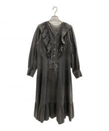 Diagram（ダイアグラム）の古着「長袖ワンピース」｜グレー