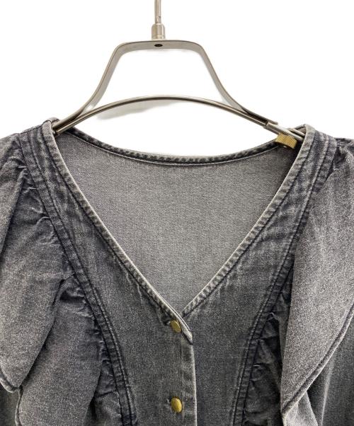 Diagram（ダイアグラム）Diagram (ダイアグラム) 長袖ワンピース グレー サイズ:36の古着・服飾アイテム