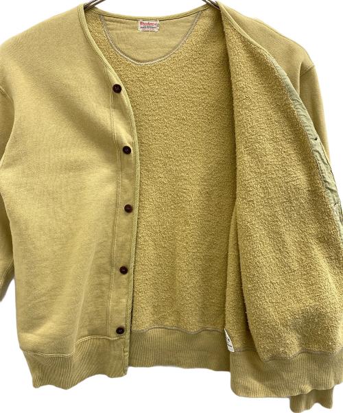 WAREHOUSE（ウエアハウス）WAREHOUSE (ウエアハウス) 厚手カーディガン イエロー サイズ:42の古着・服飾アイテム