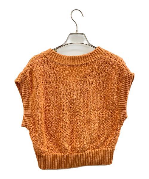 Diagram（ダイアグラム）Diagram (ダイアグラム) ニットベスト オレンジ サイズ:Fの古着・服飾アイテム