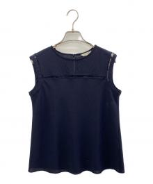 EPOCA（エポカ）の古着「ノースリーブブラウス」｜ネイビー