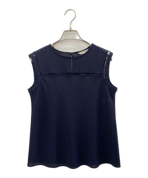 EPOCA（エポカ）EPOCA (エポカ) ノースリーブブラウス ネイビー サイズ:40の古着・服飾アイテム