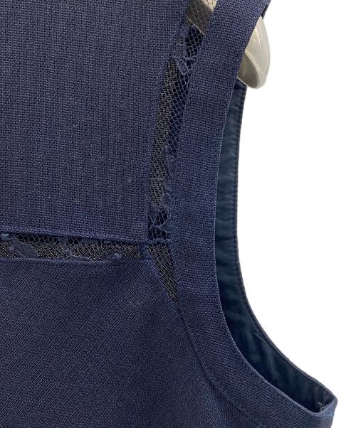 EPOCA（エポカ）EPOCA (エポカ) ノースリーブブラウス ネイビー サイズ:40の古着・服飾アイテム