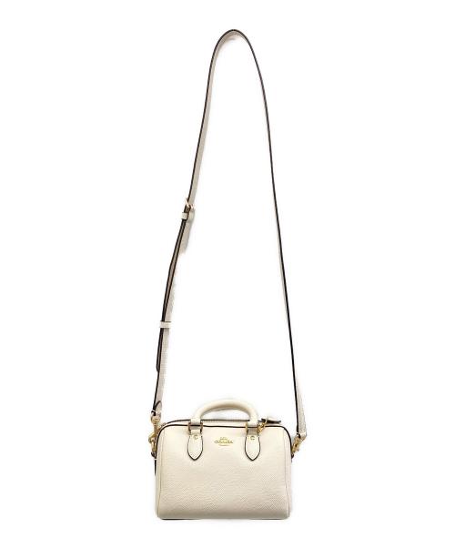COACH（コーチ）COACH (コーチ) ミニ ローアン クロスボディ アイボリーの古着・服飾アイテム
