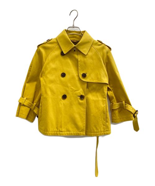 OLD ENGLAND（オールドイングランド）OLD ENGLAND (オールドイングランド) ショートコート イエロー サイズ:36の古着・服飾アイテム